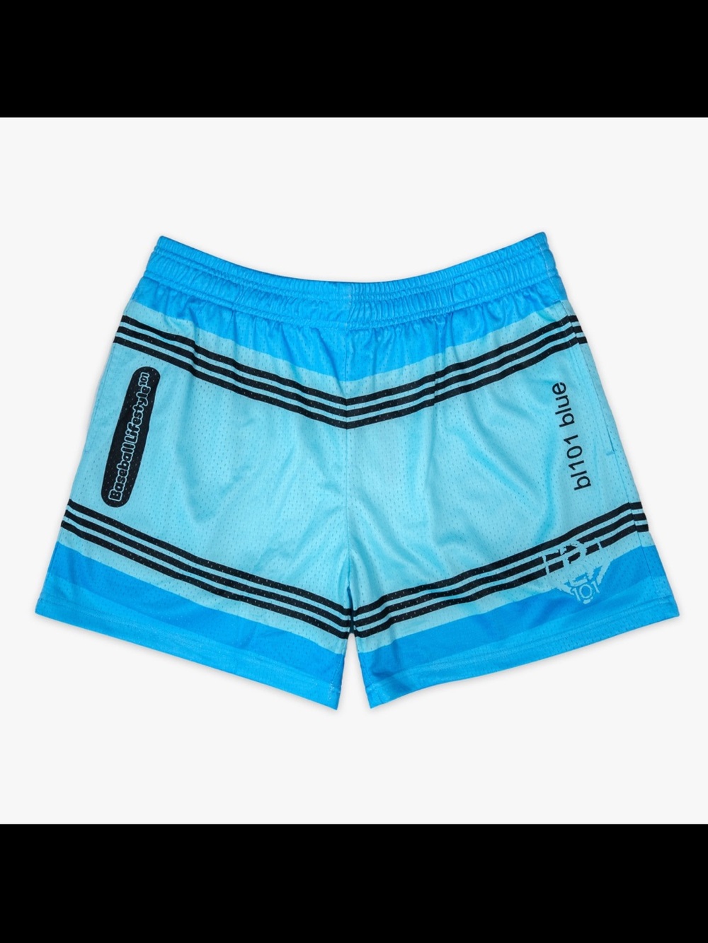 BASEBALL LIFESTYLE 101 YOUTH SMALL light blue crayon shorts NWT